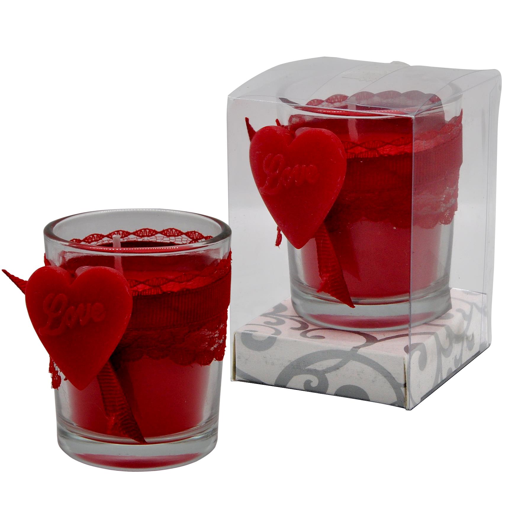 KALPLİ KUPA KIRMIZI MUM