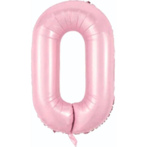 0- RAKAM 34 İNC PEMBE RENK BALON 76 CM
