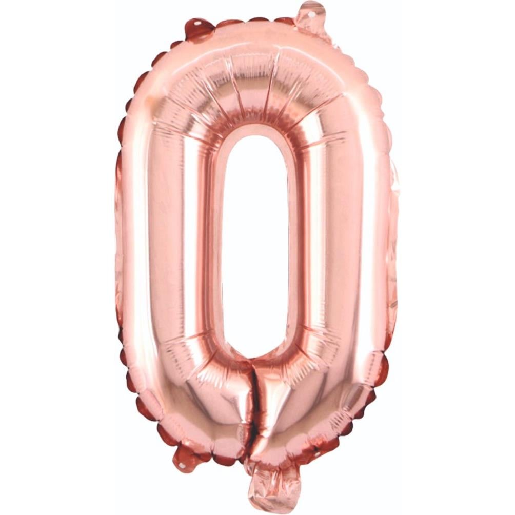0- RAKAM 34 İNC ROSEGOLD RENK BALON 76 CM
