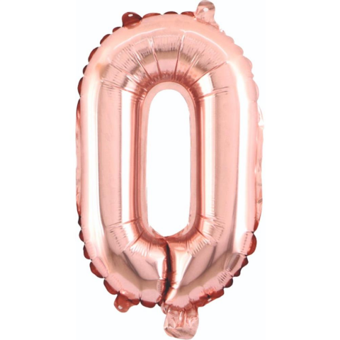 0- RAKAM 34 İNC ROSEGOLD RENK BALON 76 CM
