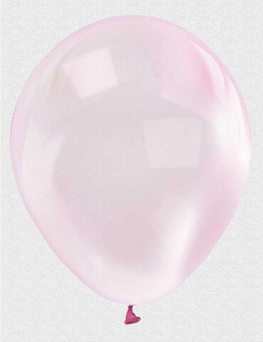 ŞEFFAF PEMBE LATEKS BALON 100 LÜ
