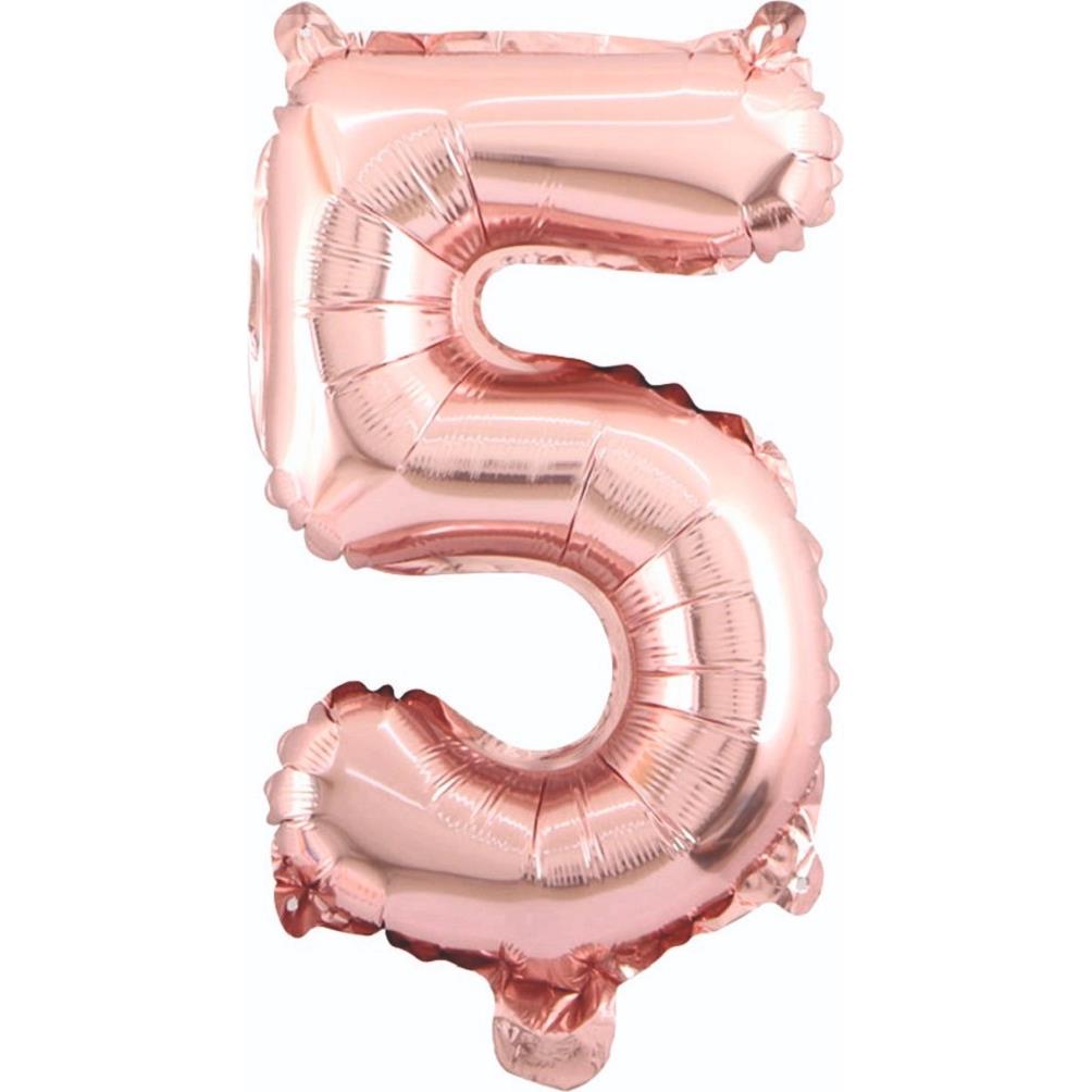 5- RAKAM 34 İNC ROSEGOLD RENK BALON 76 CM