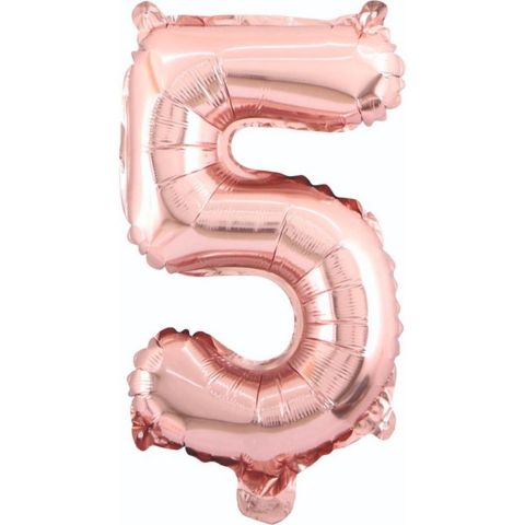 5- RAKAM 34 İNC ROSEGOLD RENK BALON 76 CM