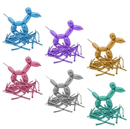 CROM KARIŞIK RENK SOSİS BALON 100 LÜ