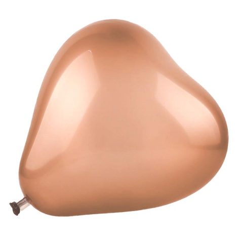 ŞEFFAF KALP SARI LATEKS BALON 100 LÜ
