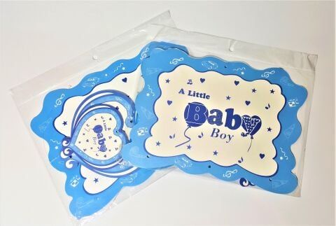 BABY MAVİ ROZET BÜYÜK TAVAN SÜS