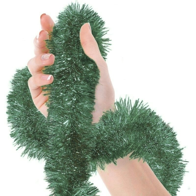 2 MT METALİZE KOYU YEŞİL SİM SÜS 6,5cm
