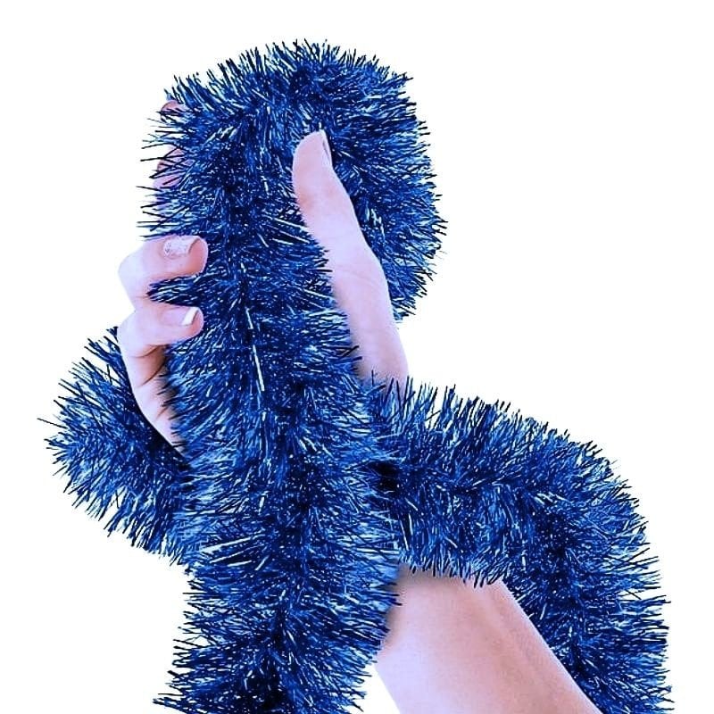 2 MT METALİZE LACİVERT SİM SÜS 6,5cm