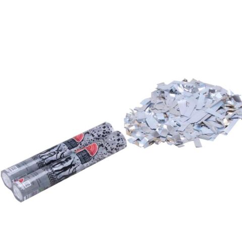 30 CM SİLVER (GÜMÜŞ) METALİZE KONFETİ