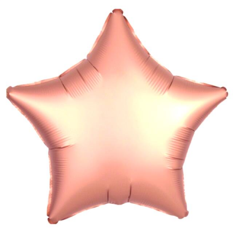 18 İNC YILDIZ ROSE GOLD RENK FOLYO BALON