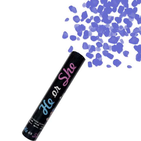 30 CM CİNSİYET MAVİ KONFETİ