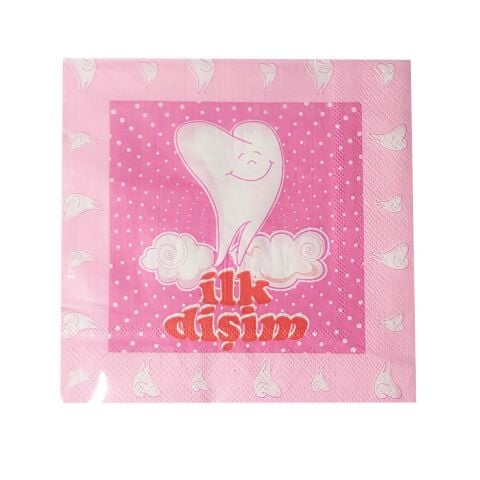 20 Lİ İLK DİŞ PEMBE PEÇETE