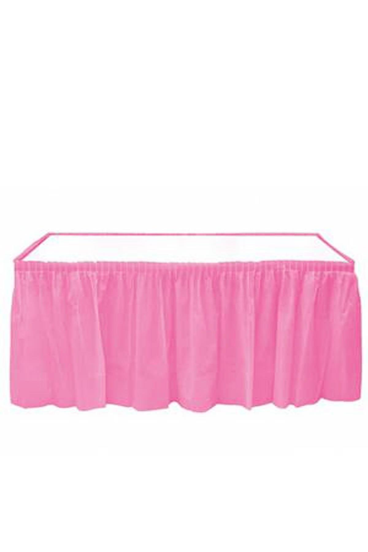 PLASTİK MASA ETEĞİ PEMBE