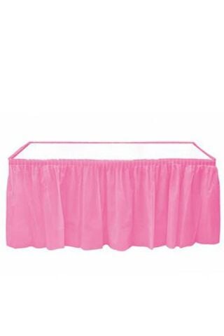 PLASTİK MASA ETEĞİ PEMBE