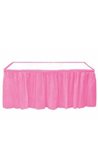 PLASTİK MASA ETEĞİ PEMBE
