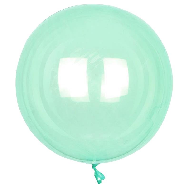 24 İNÇ ŞEFFAF YEŞİL BOBO BALON
