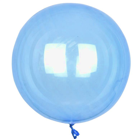 24 İNÇ ŞEFFAF MAVİ BOBO BALON