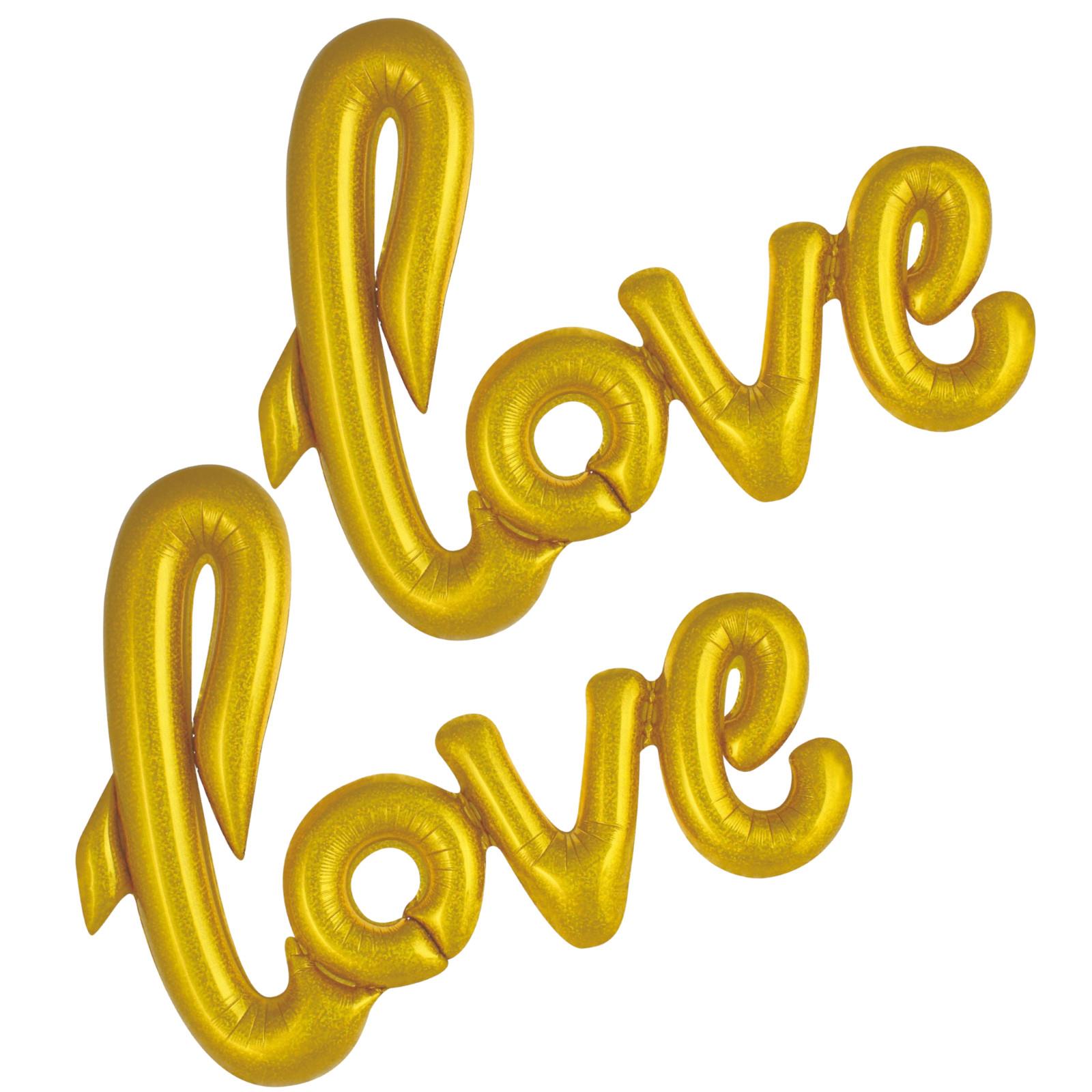 KÜÇÜK LOVE GOLD FOLYO BALON 36*54CM