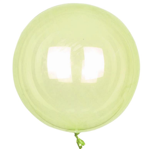 36 İNC ŞEFFAF SARI BOBO BALON