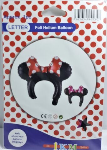 MİNNİE MOUSE TAÇ FOLYO BALON