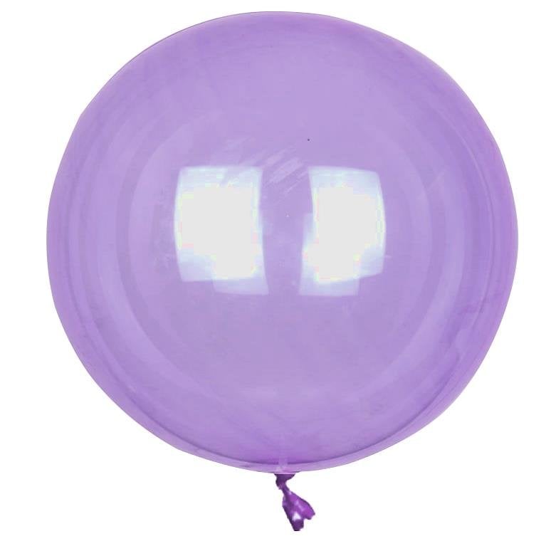 21 İNÇ ŞEFFAF VİOLET BOBO BALON