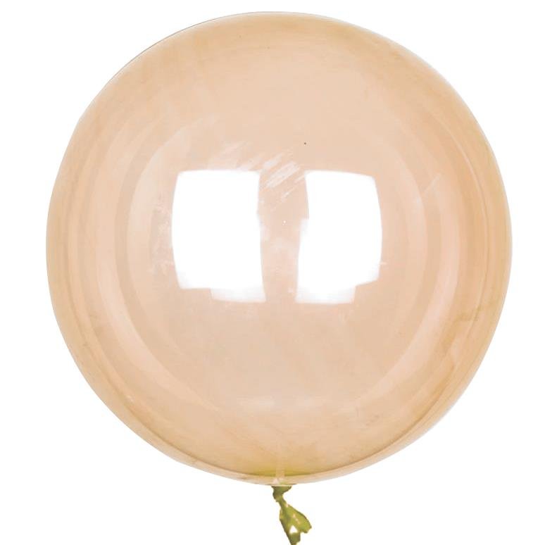 21 İNÇ ŞEFFAF TURUNCU BOBO BALON