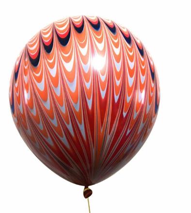 TAVUS KUŞU TURUNCU LATEKS BALON