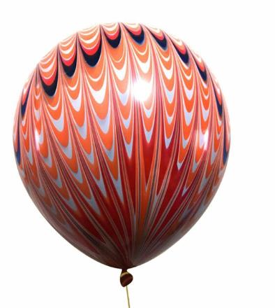 TAVUS KUŞU TURUNCU LATEKS BALON