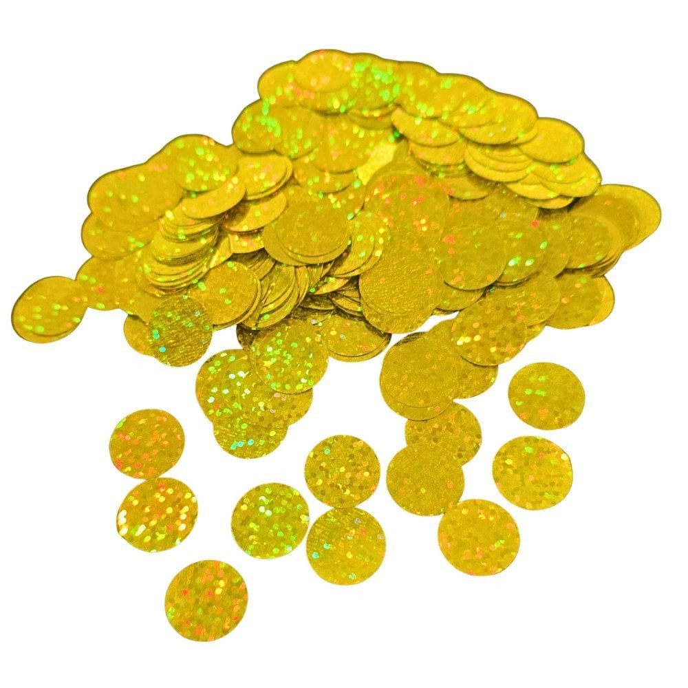 METALİZE BALON İÇİ HOLOGRAM GOLD PUL