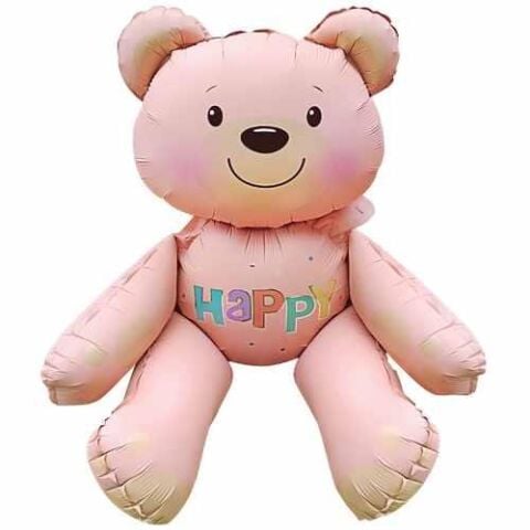 OTURAN AYI PEMBE FOLYO BALON 77*70