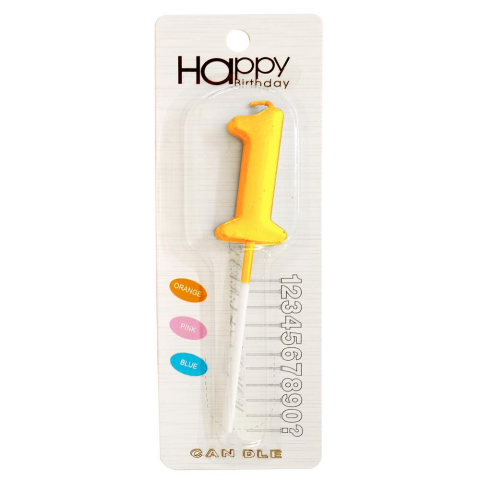 ORTA BOY 1 RAKAM GOLD MUM 10CM PK:12 KL:600