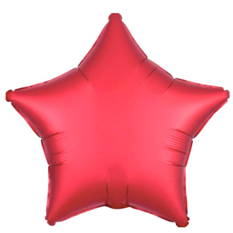 18 İNC YILDIZ KIRMIZI RENK FOLYO BALON
