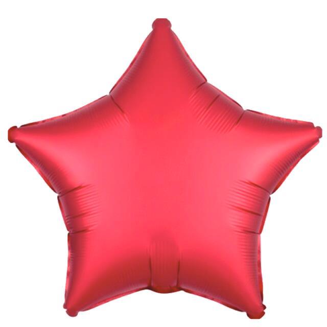 18 İNC YILDIZ KIRMIZI RENK FOLYO BALON
