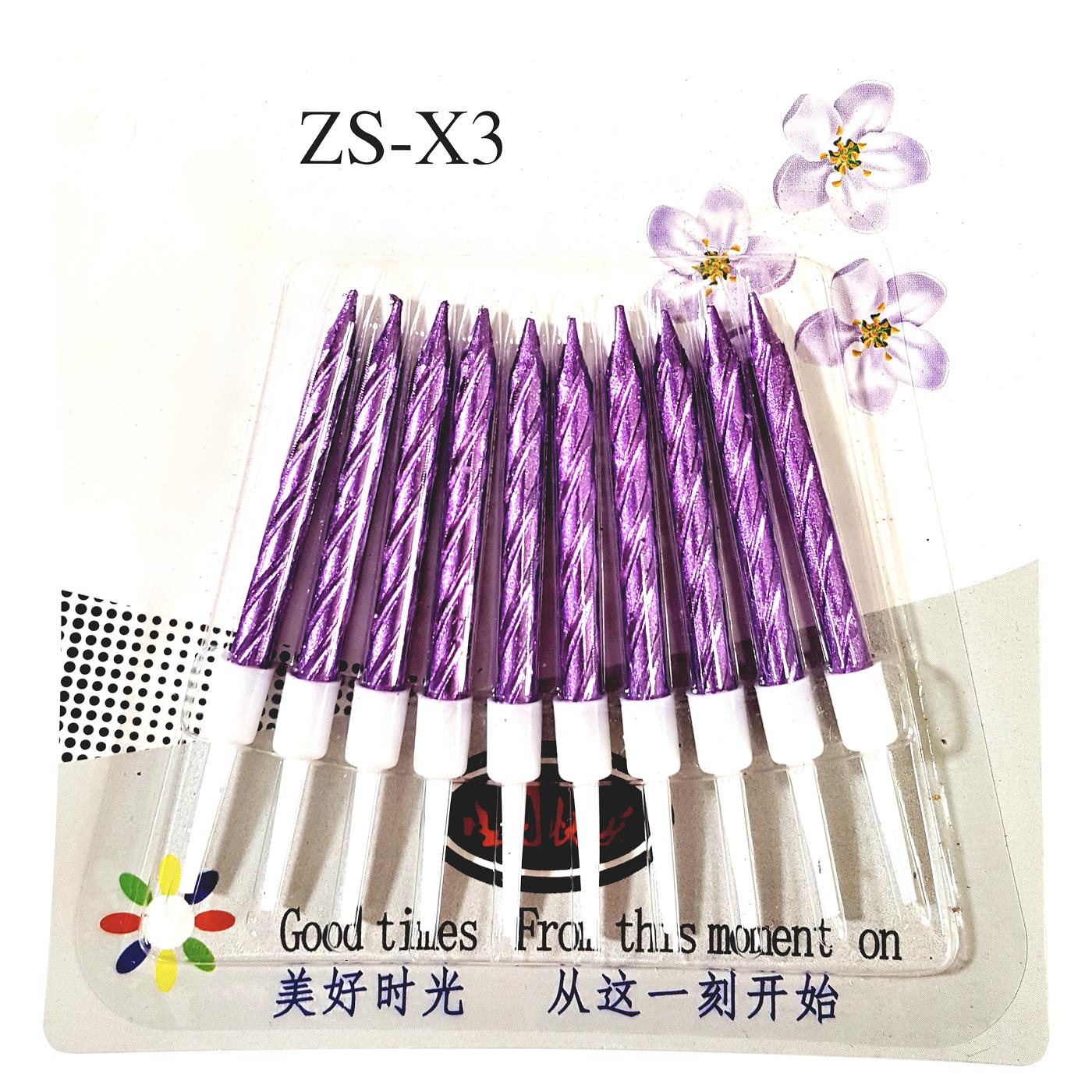 10 LU BURGULU MOR MUM 7.5CM PK:14 KL:420