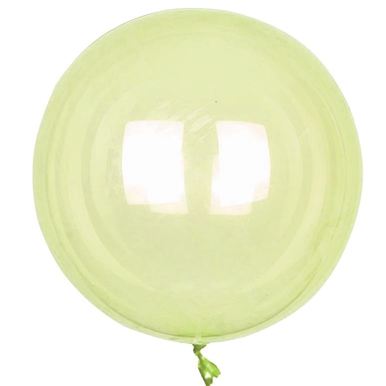 21 İNÇ ŞEFFAF SARI BOBO BALON