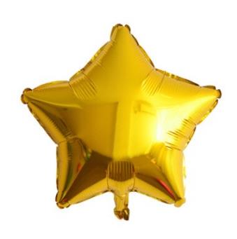 24 İNC YILDIZ GOLD RENK FOLYO BALON