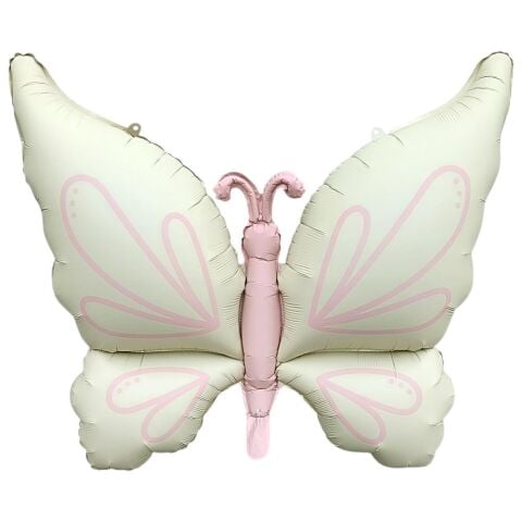 KELEBEK RETRO KREM FOLYO BALON 94*73,5