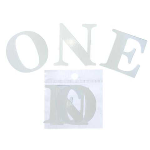 ONE BEYAZ BALON KUTUSU HARFİ