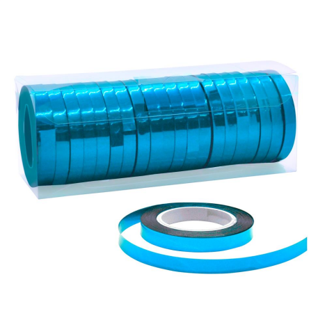 25 MT METALİZE MAVİ RAFYA 20 Lİ