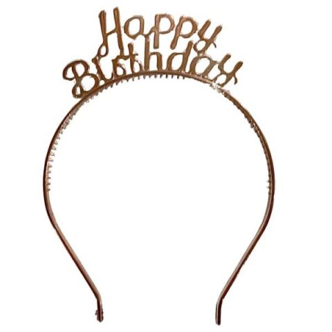 MİKA TAÇ HAPPY BİRTHDAY ROSEGOLD