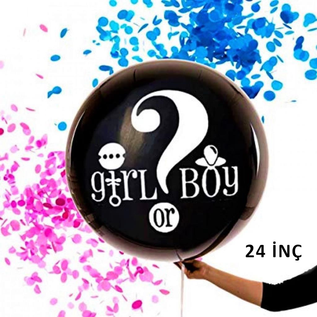 24 CİNSİYET BALONU PEMBE