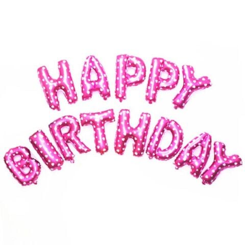 HAPPY BİRTHDAY PEMBE SET BALON