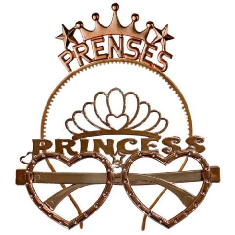 MİKA TAÇ GÖZLÜK PRENSES ROSEGOLD