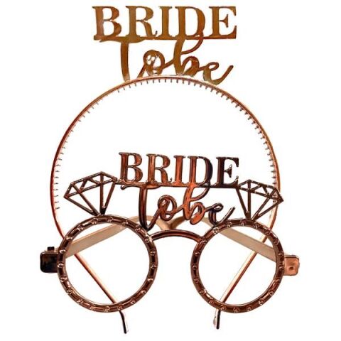 MİKA TAÇ GÖZLÜK BRİDE TO BE ROSEGOLD