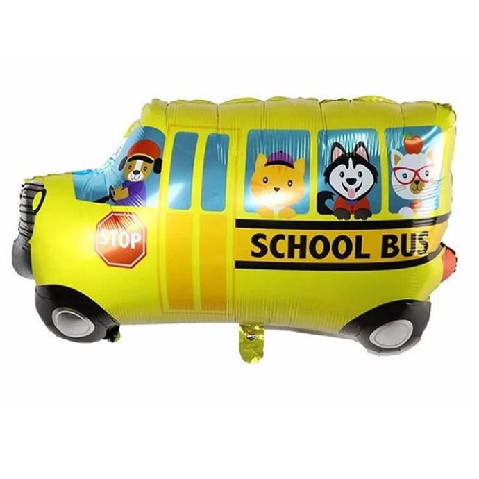 SCHOOL BUS FOLYO BALON