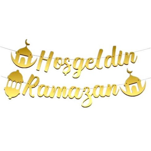 İKM EL YAZILI HOŞGELDİN RAMAZAN UZAR YAZI