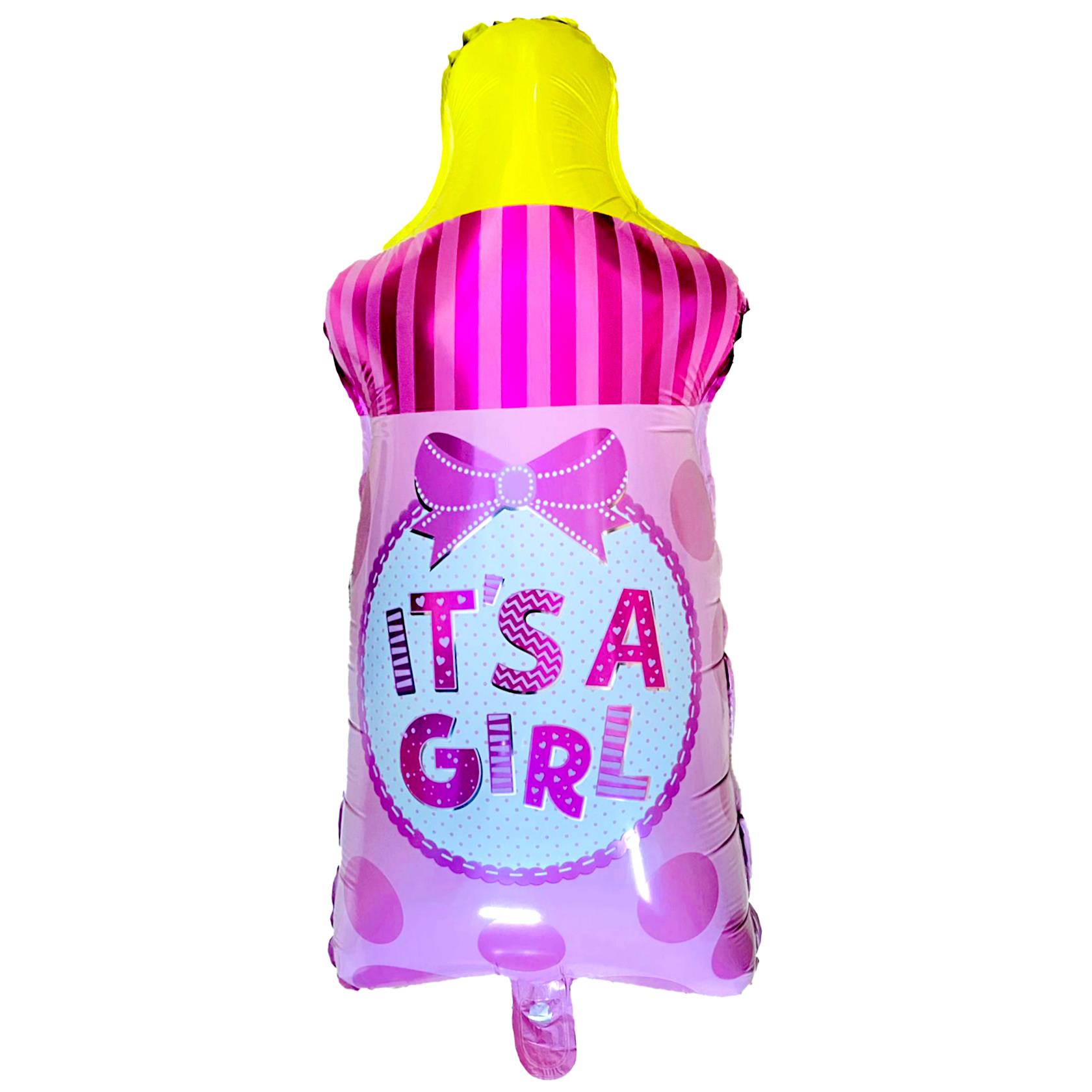 BİBERON PEMBE RENK FOLYO BALON 37*72